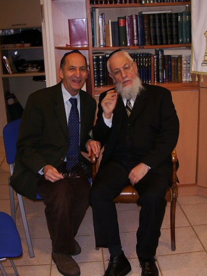 Rav Sitruk et le professeur Marc Fellous